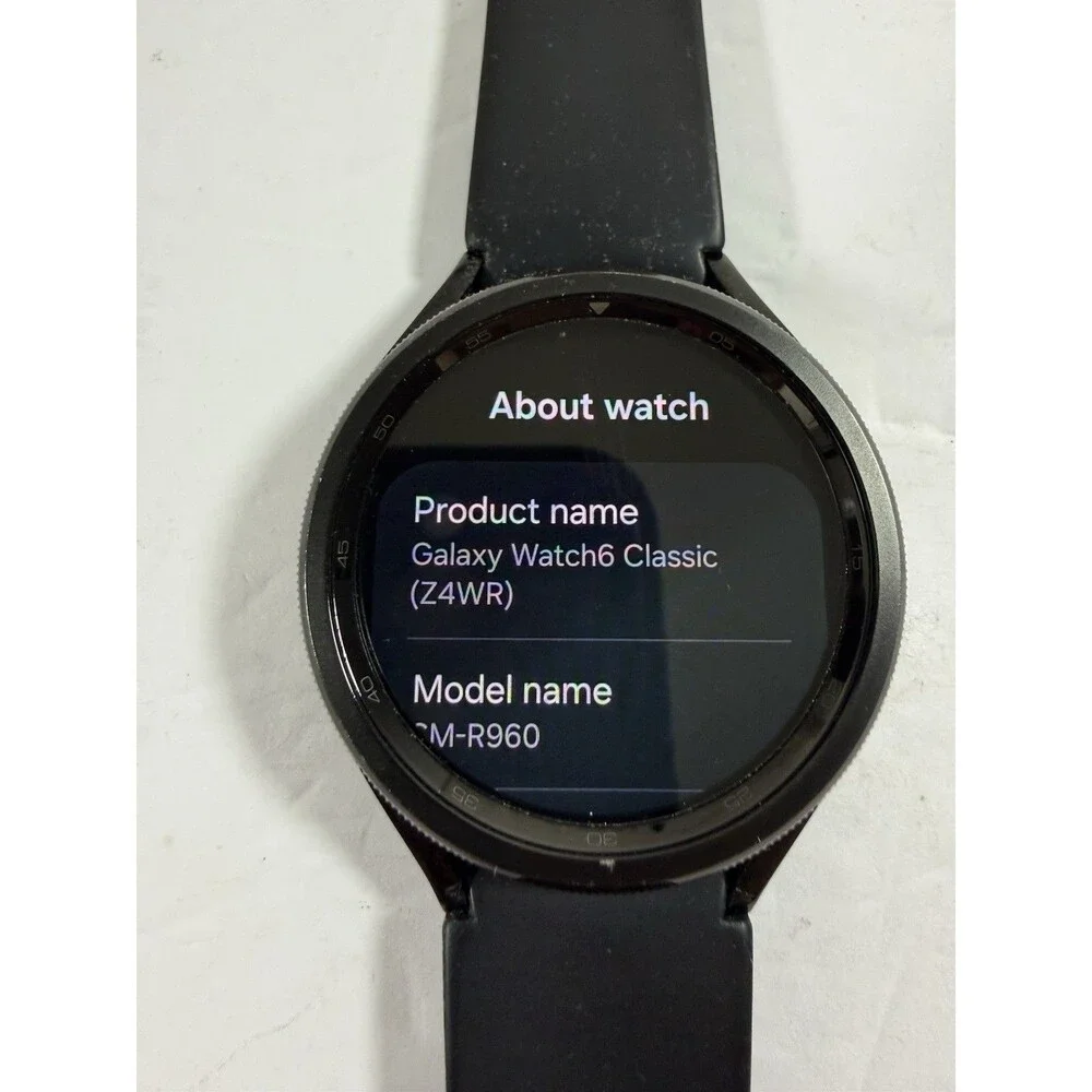 Samsung Galaxy Watch 6 Classic 47mm Black (Bluetooth WiFi ) SM-R960 EUC